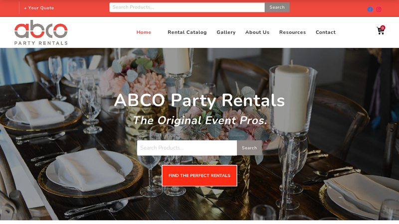 Rent Party & Event Items Tulsa OK | ABCO Party Rentals