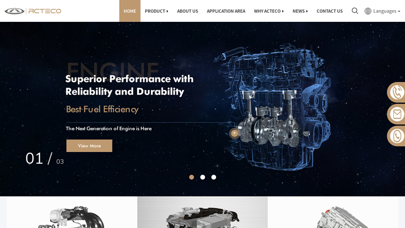 CHERY ACTECO, Professional Powertrain Solution Provider