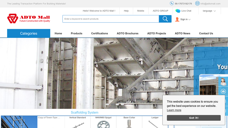 Scaffold wholesale, Scaffolding Accessories sale-Leading Building Materials Manufacturer