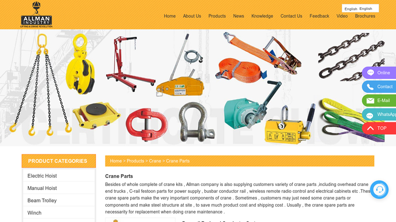 Image of China Eot Crane Suppliers and Manufacturers