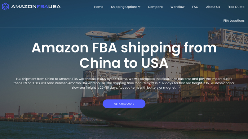 Amazon FBA Shipping From China To USA By DDP Terms