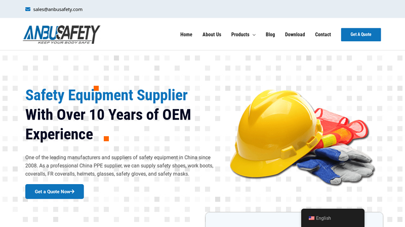 Safety Equipment Supplier, PPE Manufacturer in China