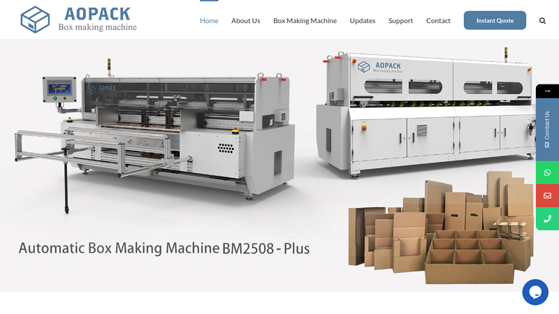 Image of Box Making Machine | Cardboard Box Machine | AOPACK