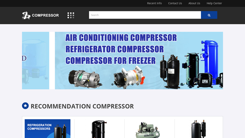 Air compressor, refrigeration compressors, air compressors spare parts - A&S Aerodynamic Co., Ltd