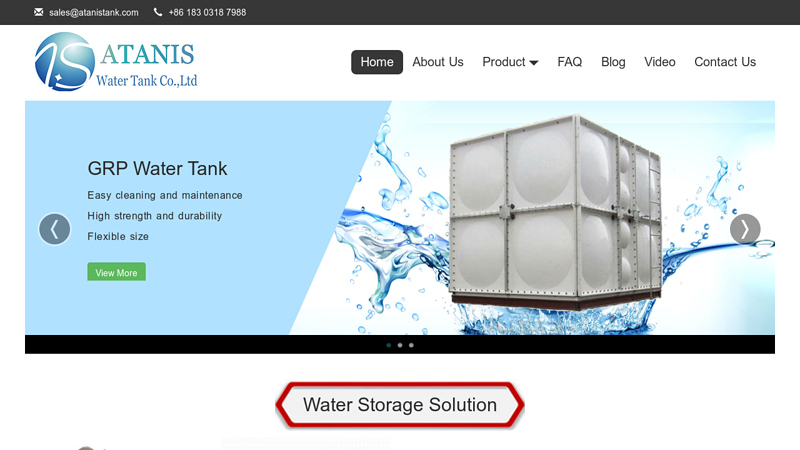 Sectional Water Tank, Sectional Tank, Sectional Water Storage Tanks, GRP Septic Tank-Atanistank