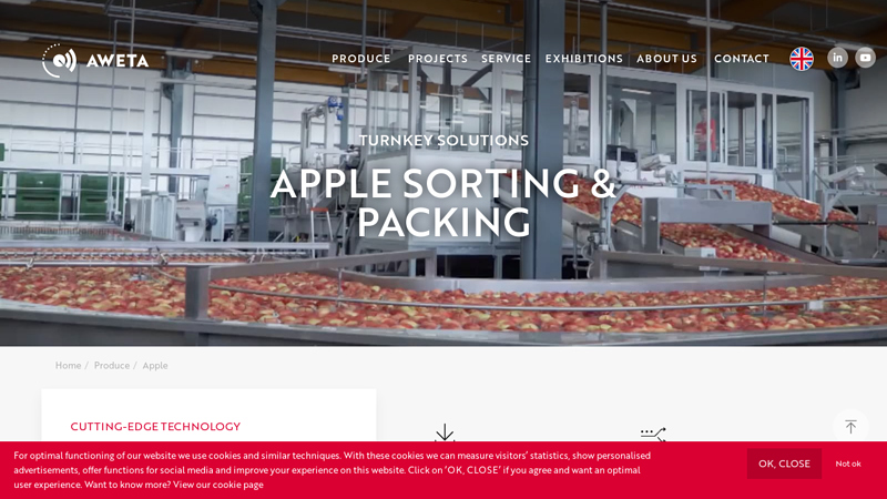 Image of Apple Sorting Machine | Aweta