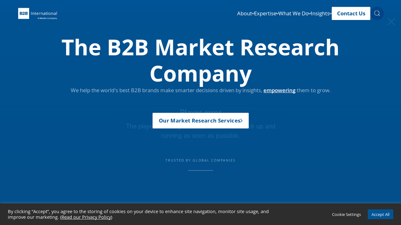 B2B Market Research Company | B2B International