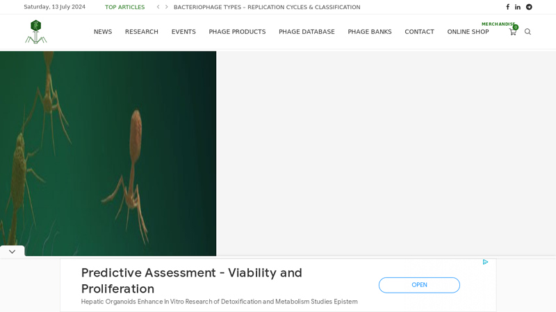 Explore the Fascinating World of Bacteriophages at Bacteriophage.news