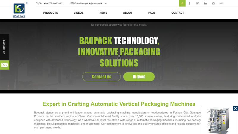 Image of Automatic Packing / Packaging Machine | Vertical Packaging Machine ...