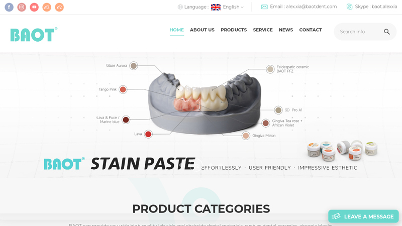 Dental Zirconia Block,Dental Ceramic,Lithium Disilicate - Baotdent.com