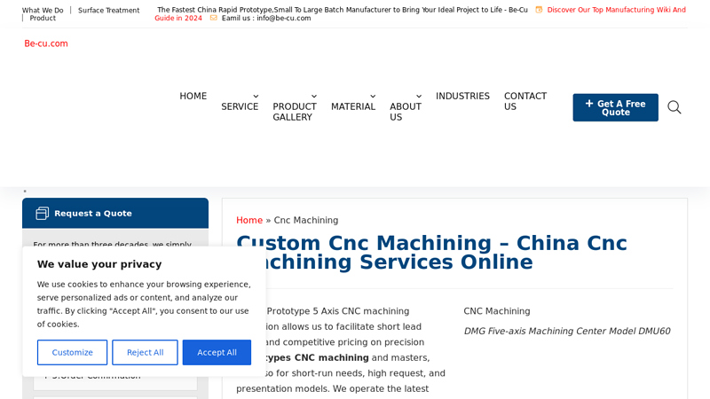 Image of Top CNC Machining Service OEM Supplier & Manufacturer In China