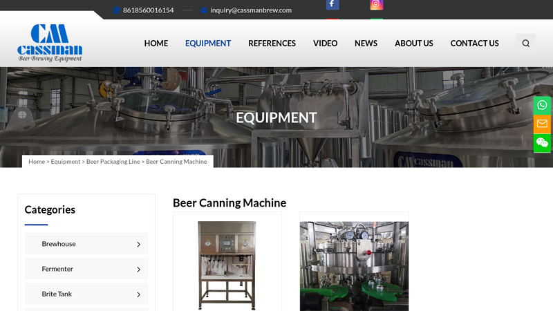 Image of China Customized Beer Canning Machine Manufacturers | CASSMAN