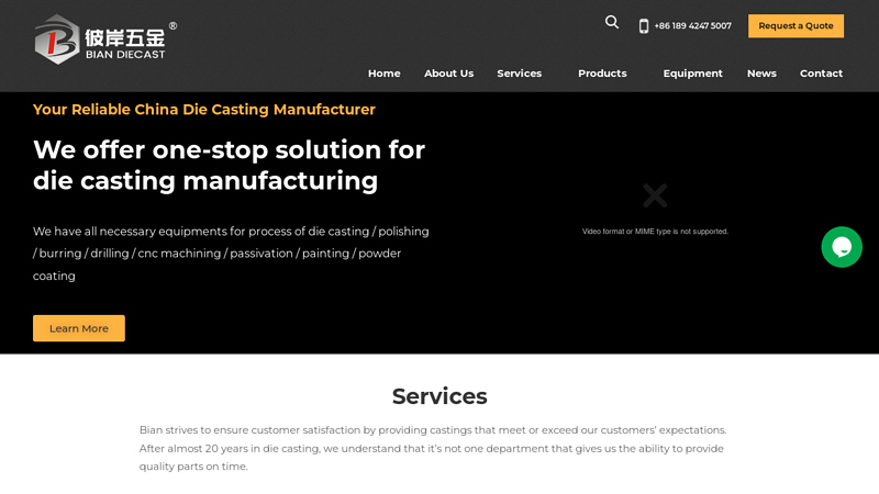 Image of China Die Casting Manufacturer & Supplier