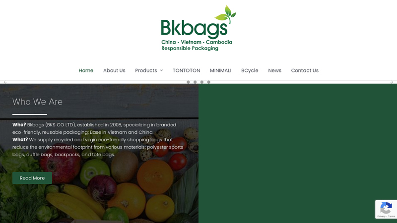 Green Sustainable & Eco-friendly Packaging Supplier | BK-Bags