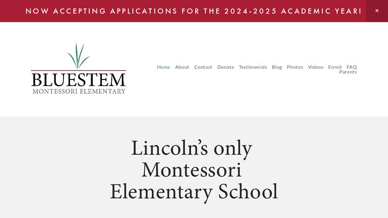 Bluestem Montessori Elementary