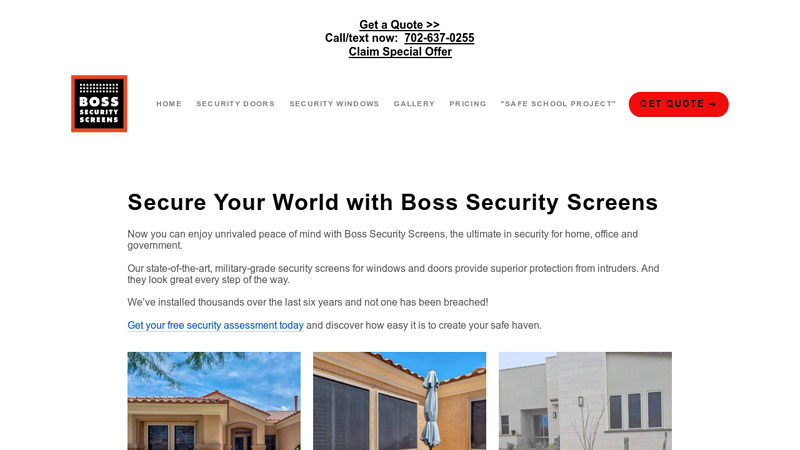 Boss Security Screens