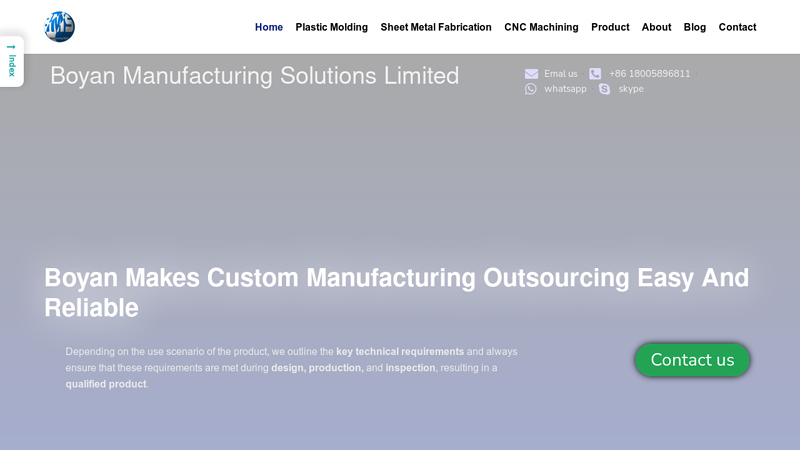 Low cost and reliable custom manufacturing service provider | Boyan