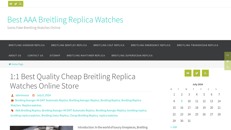 Best AAA Breitling Replica Watches | Swiss Fake Breitling Watches Online