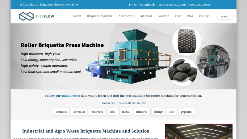 Image of Briquette machine manufacturer