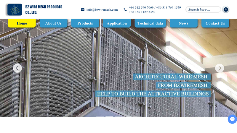 Metal Wire Mesh Products for Industry, Architectures, Stainless Steel Wire MeshBZ Wire Mesh