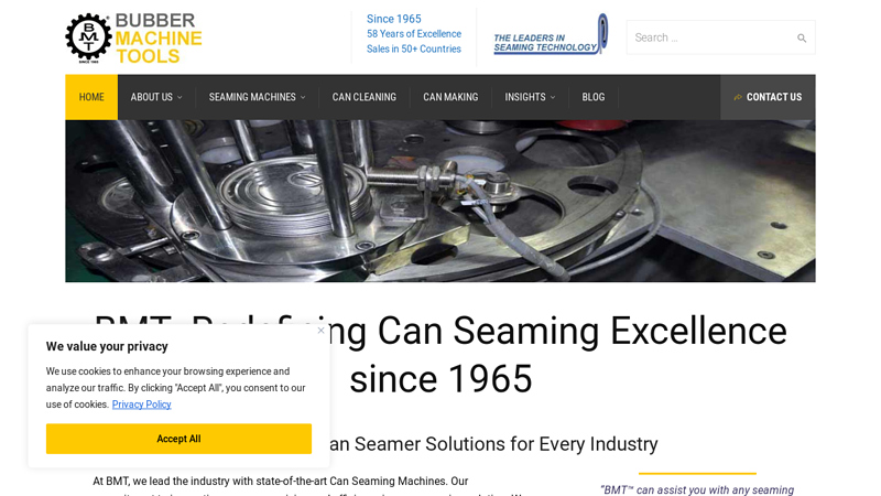 Image of BMT: Leading Innovations in Can Seaming Machines