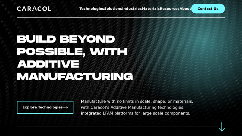 Industrial Additive Manufacturing Technologies | Caracol