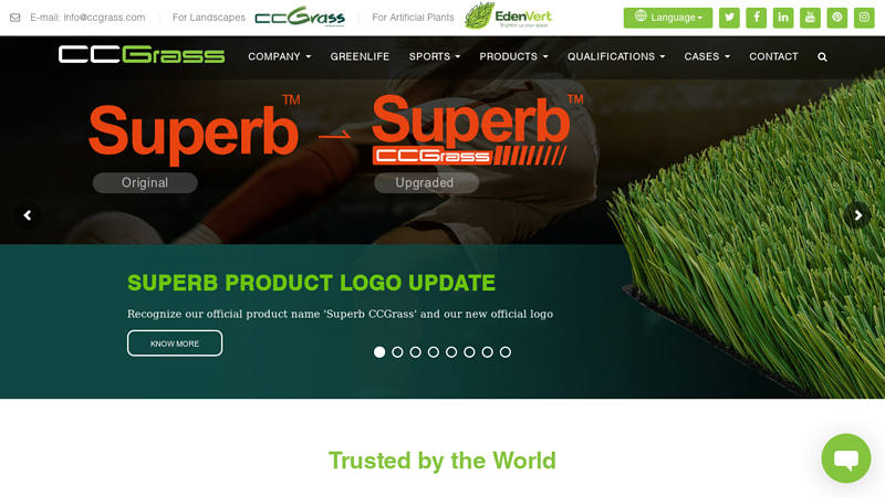 CCGrass: The Top Artificial Grass Manufacturer from China