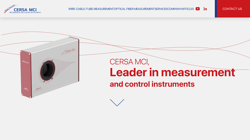 Wire, cable, fiber optic measuring tools & instruments - Cersa MCI