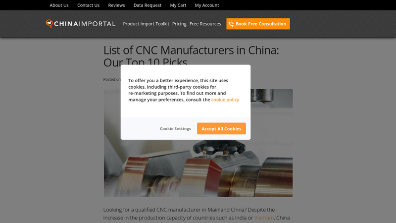 Image of List of CNC Manufacturers in China: Our Top 10 Picks