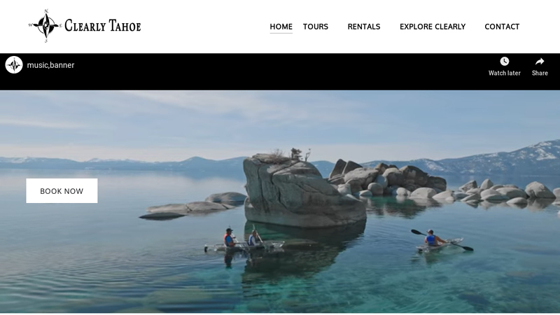 Clearly Tahoe | Clear Kayak Tours on Lake Tahoe