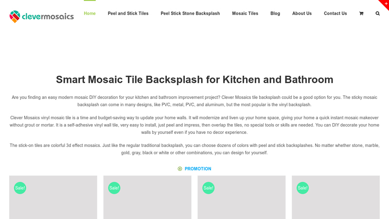 DIY Peel and Stick Tile Backsplash | Clever Mosaics