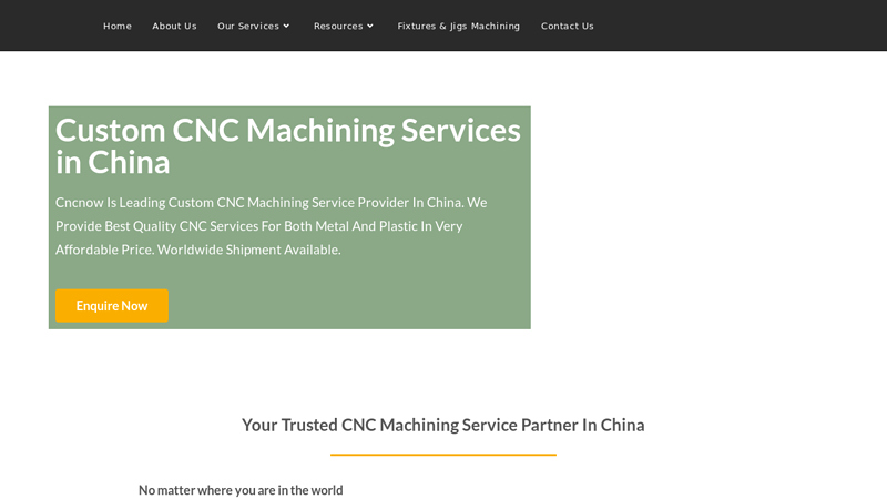 Image of CNC Machining China Services Precision Machined Parts |CNCNOW