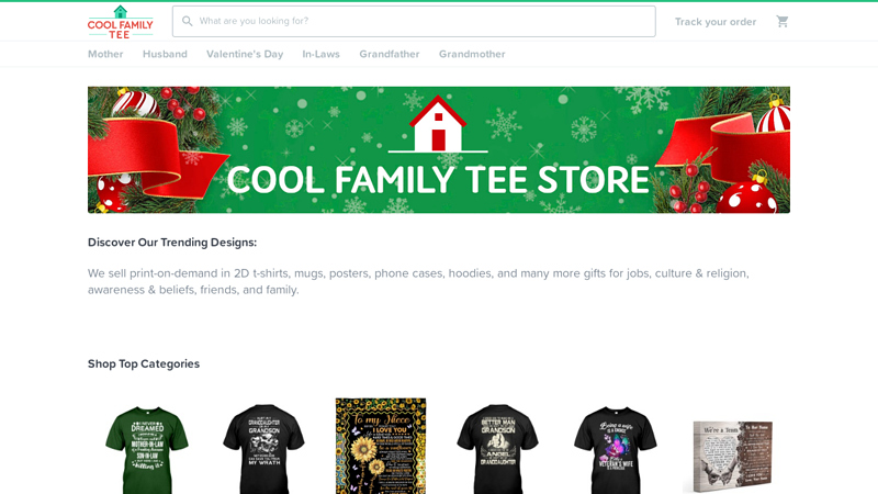 CoolFamilyTee Print shop for T-shirts, stickers, face masks, posters, and more.