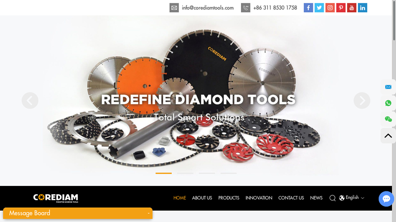 Corediam Tools | Diamond Tools | Total Diamond Tools Solution