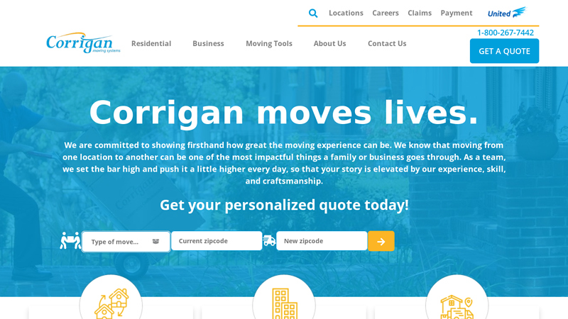 Residential, Commercial, and Relocation Company | Corrigan Moving