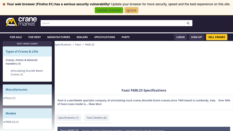 Image of Broderson IC-400-3A Specifications CraneMarket