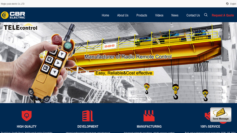 Image of Quality Crane Remote Control Systems & Industrial Crane Remote Control ...