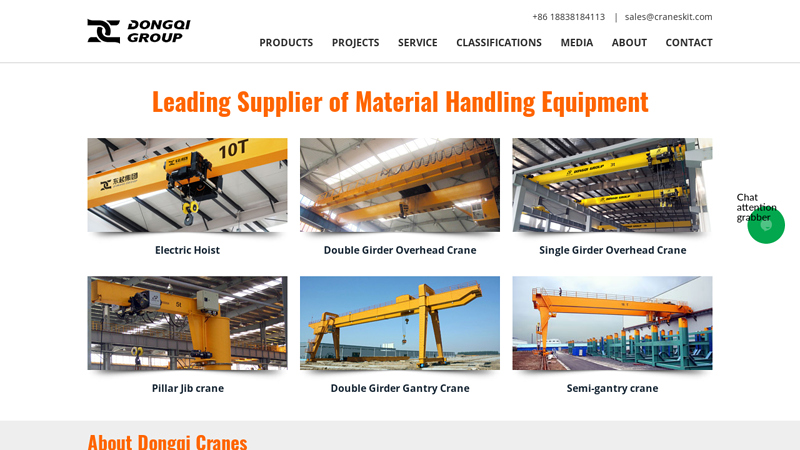 Gantry crane, overhead crane | Optimal material handling gantry crane of Dongqi