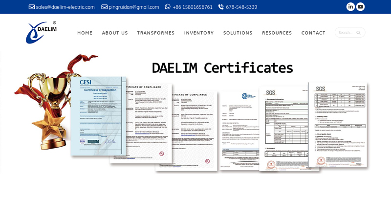 HV Power transformer, Pad mounted transformer,substation transformer, single phase transformer | Daelim Transformer