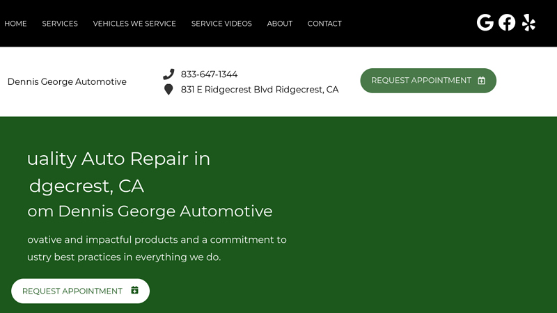 Dennis George Automotive in Ridgecrest, California - (760) 375-1570