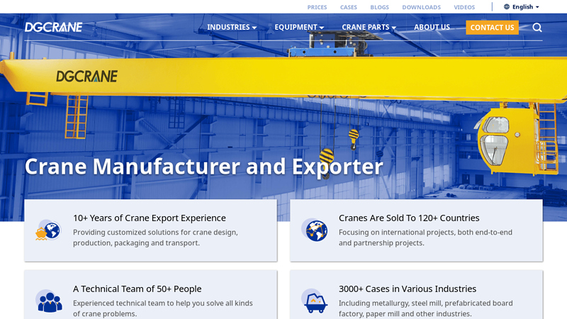 Image of Professional Overhead Crane Manufacturers From China | DGCRANE