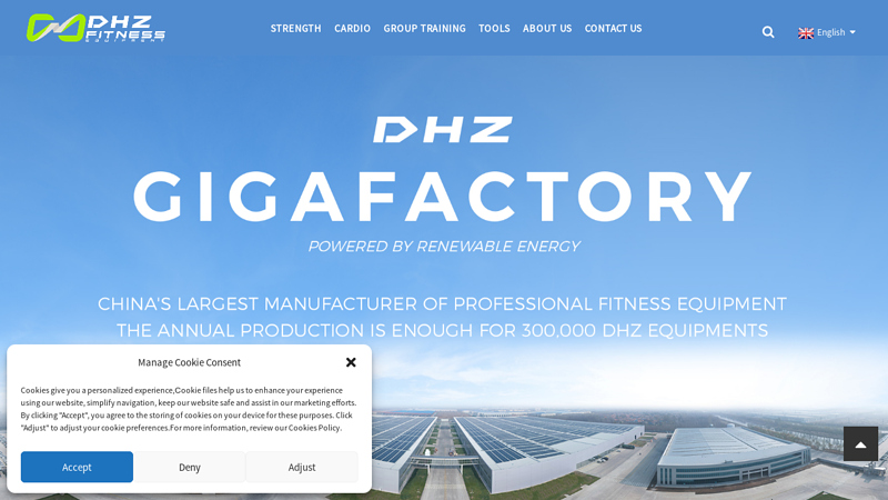 The Largest Manufacturer of Fitness Equipment in CHINA - DHZ FITNESS