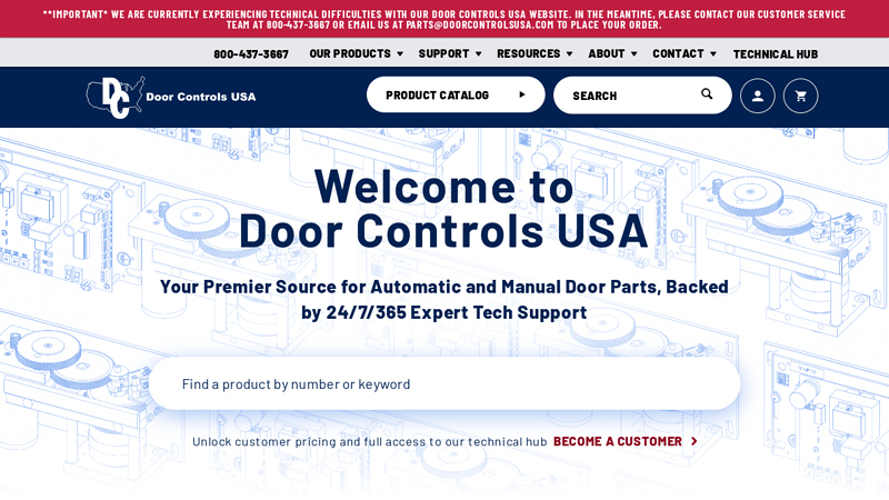 Door Controls USA | Automatic and Manual Door Parts