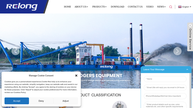 Deck&Truckcrane, Submersible Pump, Dredger Parts - Relong