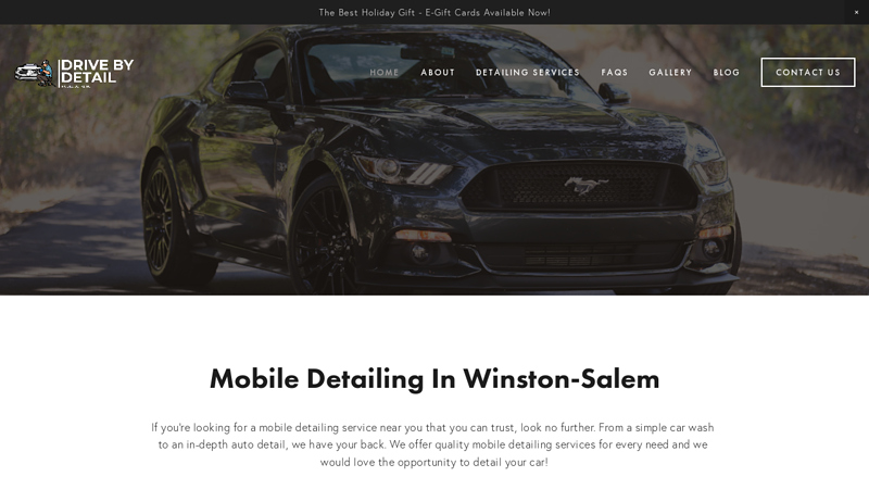 Mobile Car Detailing | Winston Salem, NC