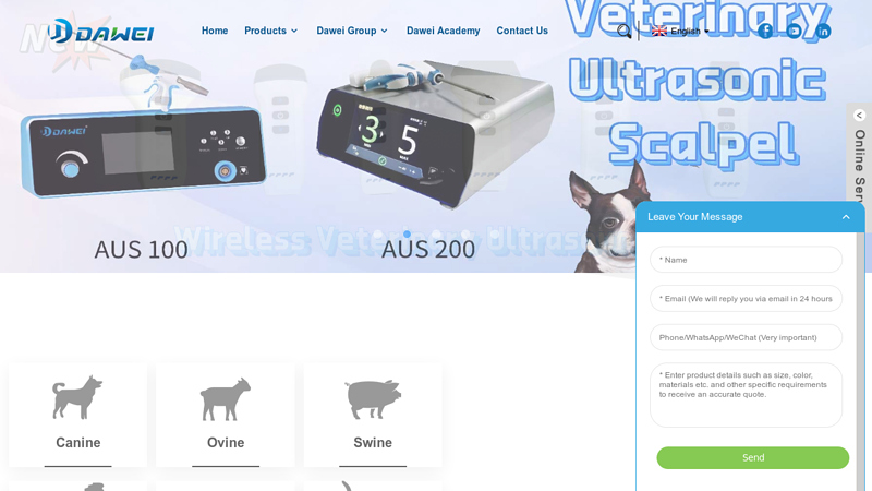 Veterinary Ultrasound Machine,Veterinary Digital Xray Machine, Veterinary Patient Monitor,Veterinary ECG Machine | Dawei Veterinary Medical