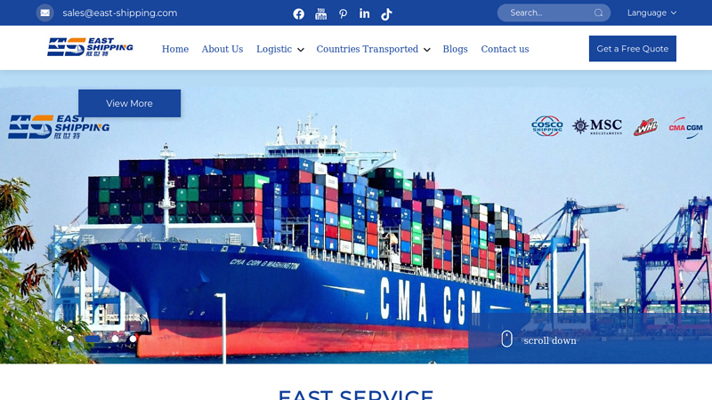 East Shipping:Shipping agent,freight forwarder,sea shipping,air shipping,Shipping service,cargo ship