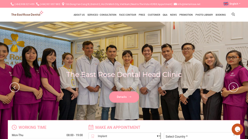 East Rose Dental - Prestigious dental center in HCMC