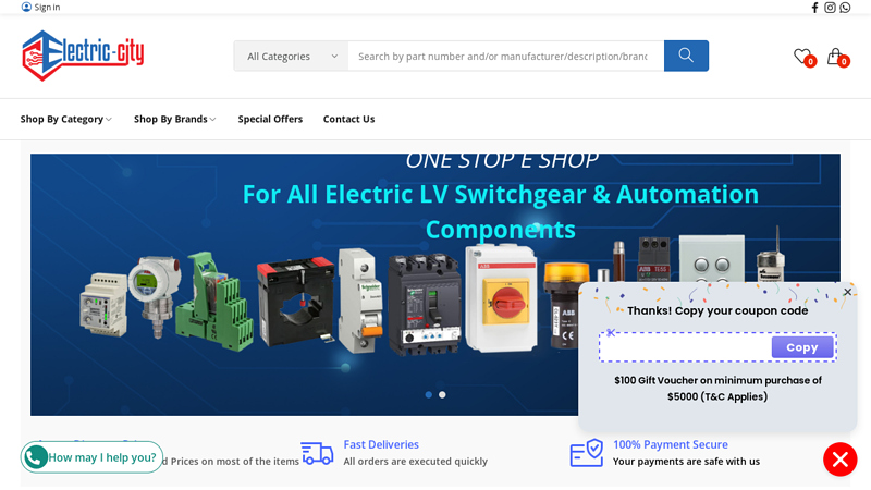 Electriccity Store  Online Electrical shop in Dubai, Buy Electrical Components Online, Electric Online Store in UAE