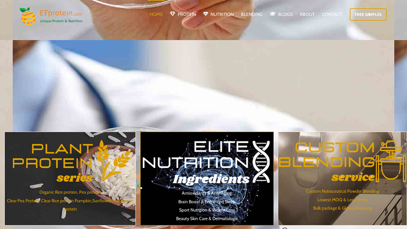 ETprotein | Top-notch Proteins&Nutrition | China No.1 Manufacturer